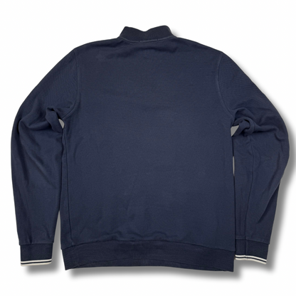 Fred Perry Half-Zip Blau (S)