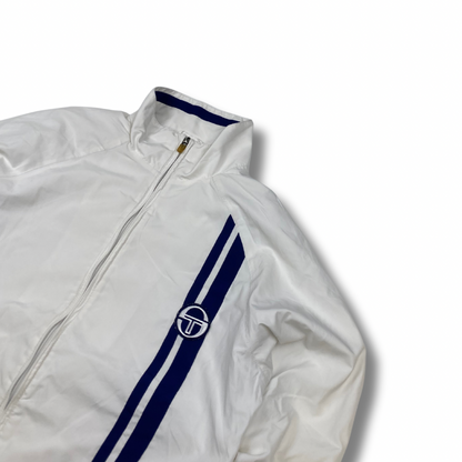 Sergio Tacchini Trainingsjacke Schwarz-Weiß (L)