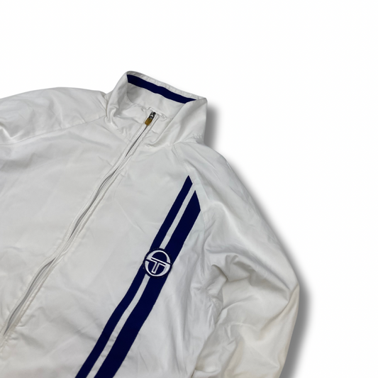 Sergio Tacchini Trainingsjacke Schwarz-Weiß (L)