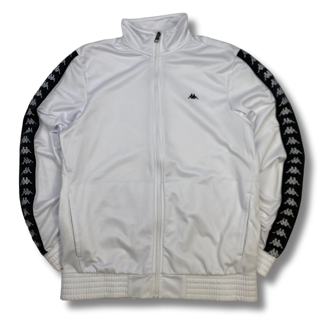 Kappa Retro Trainingsjacke Weiß (L)
