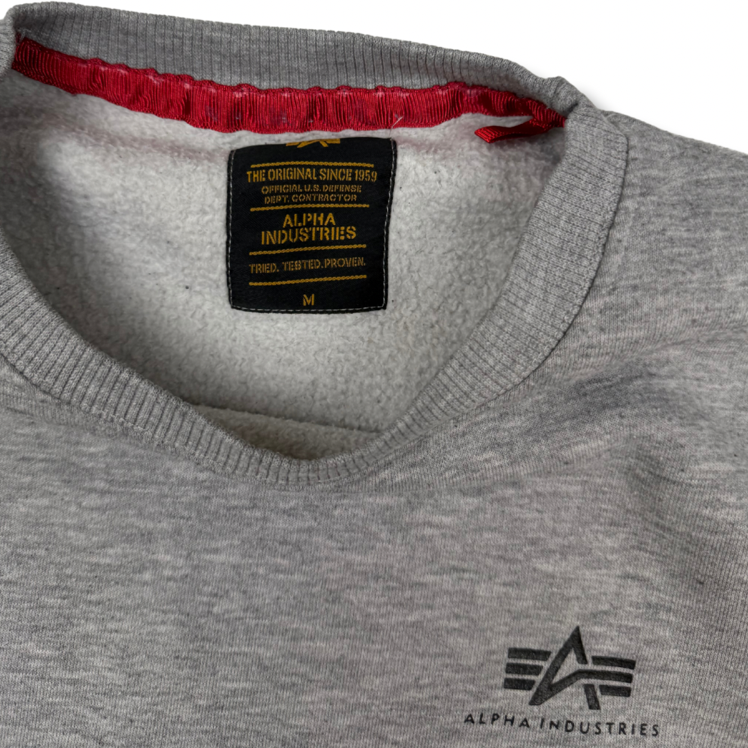 Alpha Industries Pullover Grau (M)