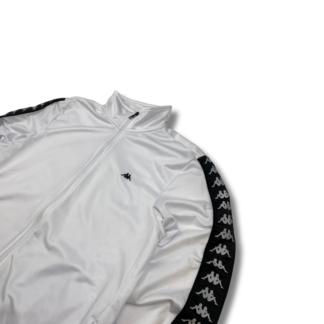 Kappa Retro Trainingsjacke Weiß (L)