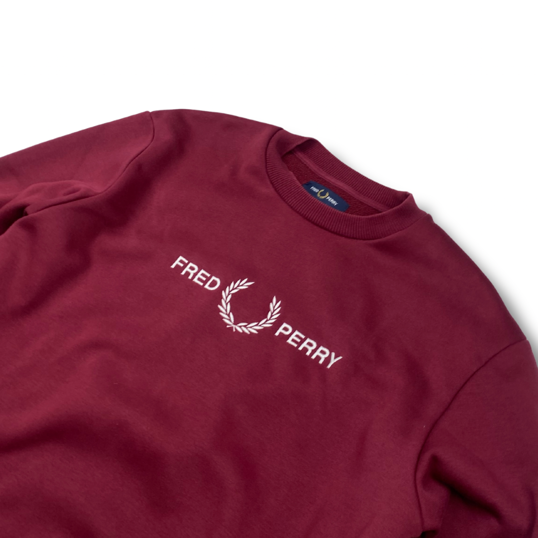 Fred Perry Pullover Rot (M)