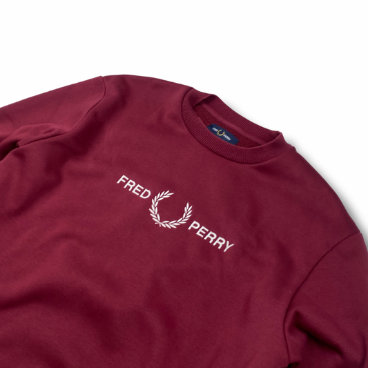 Fred Perry Pullover Rot (M)