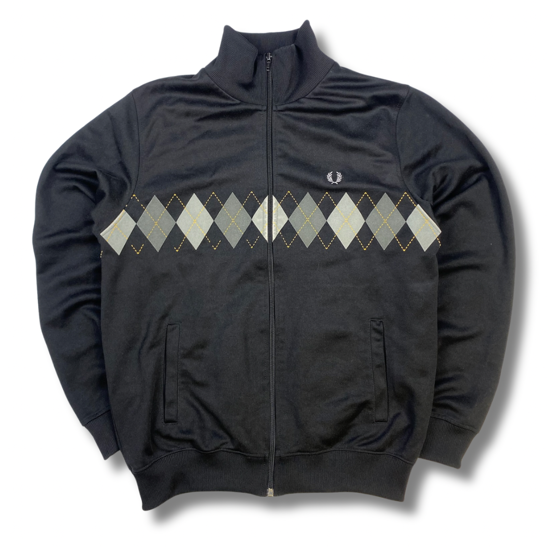 Fred Perry Trainingsjacke Schwarz (M)