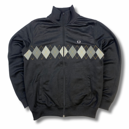 Fred Perry Trainingsjacke Schwarz (M)