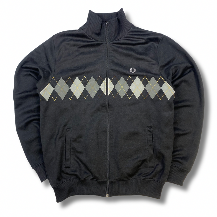 Fred Perry Trainingsjacke Schwarz (M)