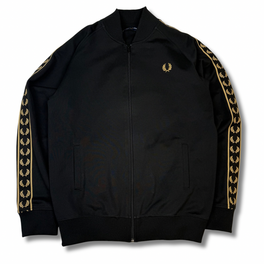 Fred Perry Trainingsjacke Schwarz-Gold (XS)