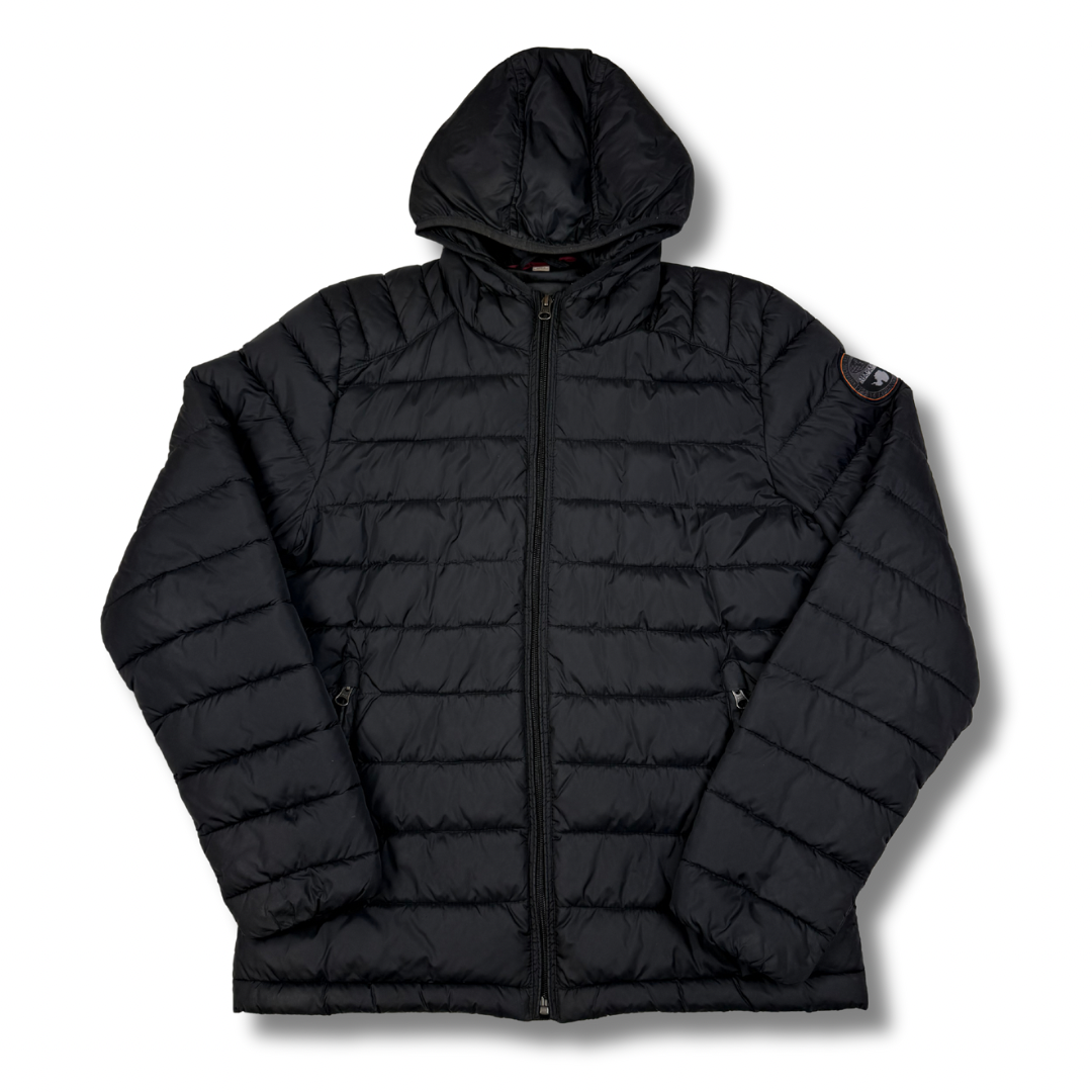 Napapijri Steppjacke Schwarz (M)  – Leichte Pufferjacke mit Kapuze