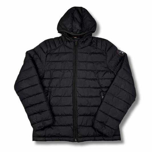 Napapijri Steppjacke Schwarz (M)  – Leichte Pufferjacke mit Kapuze