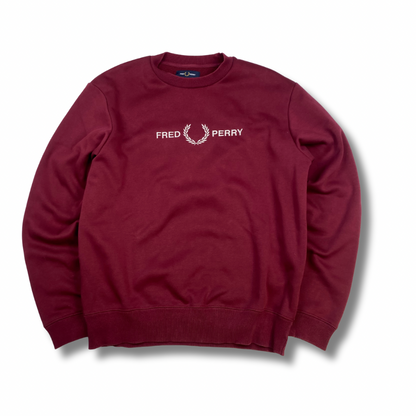Fred Perry Pullover Rot (M)