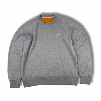 Alpha Industries Pullover Grau (L)