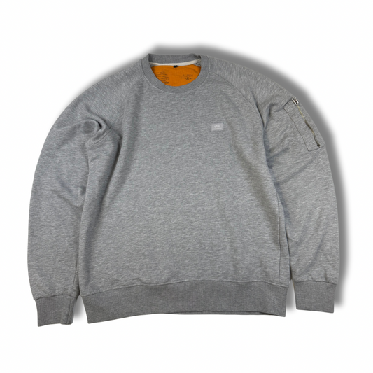 Alpha Industries Pullover Grau (L)