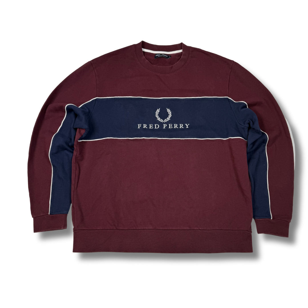 Fred Perry Pullover Rot (L)