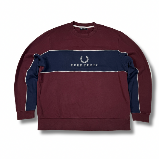 Fred Perry Pullover Rot (L)