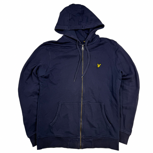 Lyle & Scott Zip-Hoodie Blau (L)