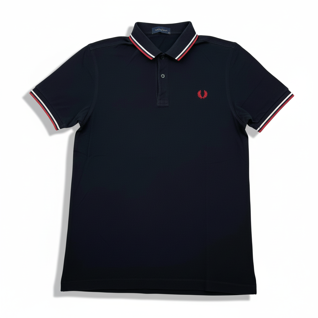 Fred Perry Poloshirt Navy (M)