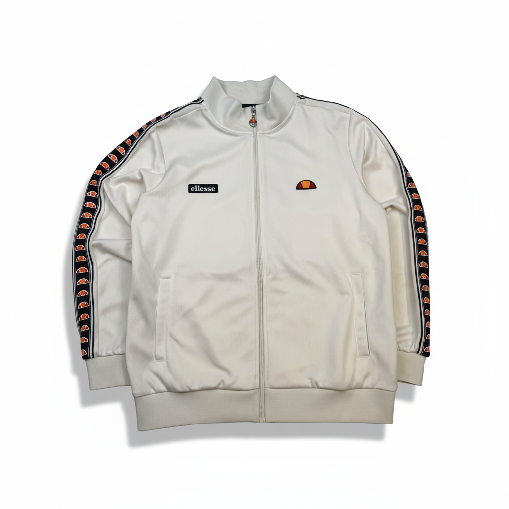 Ellesse Trainingsjacke Weiß-Beige (L)