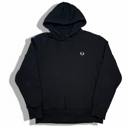 Fred Perry Backprint Hoodie Schwarz (M)