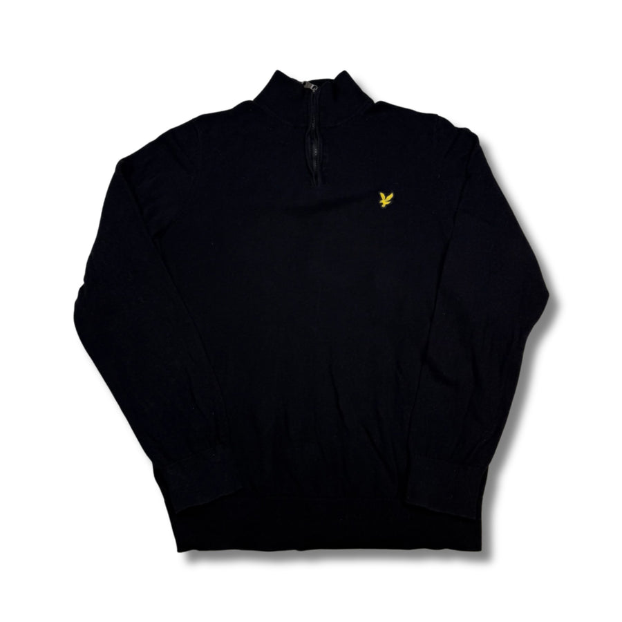 Lyle & Scott Quarter-Zip Schwarz (M)