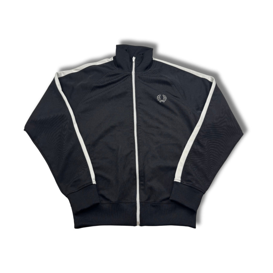Fred Perry Vintage Trainingsjacke Schwarz (S)