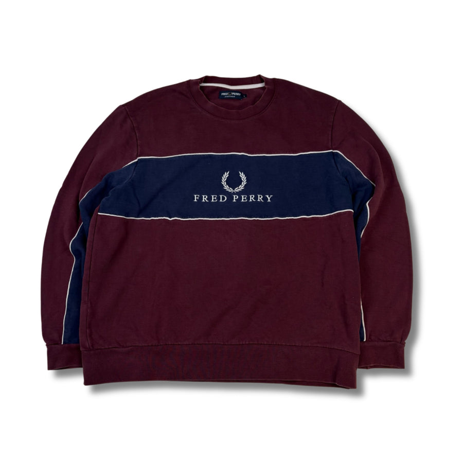 Fred Perry Pullover Burgunderrot (L)