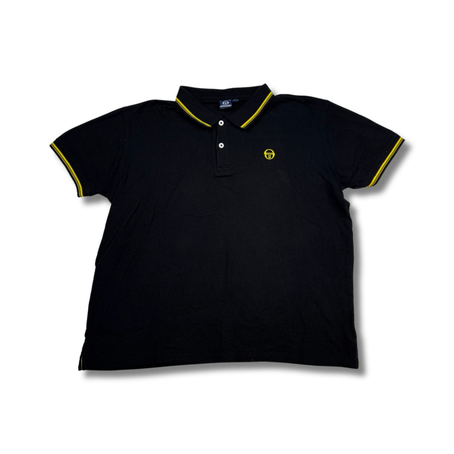 Sergio Tacchini Poloshirt Schwarz-Gelb (XL)