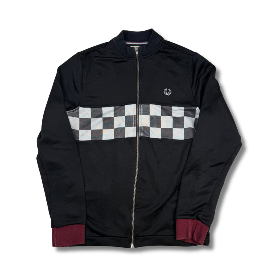 Fred Perry Trainingsjacke Schwarz (S)
